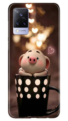Cute Bunny Mobile Back Case for Vivo V21 5G (Design - 213)