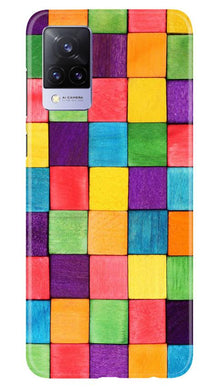 Colorful Square Mobile Back Case for Vivo V21 5G (Design - 218)