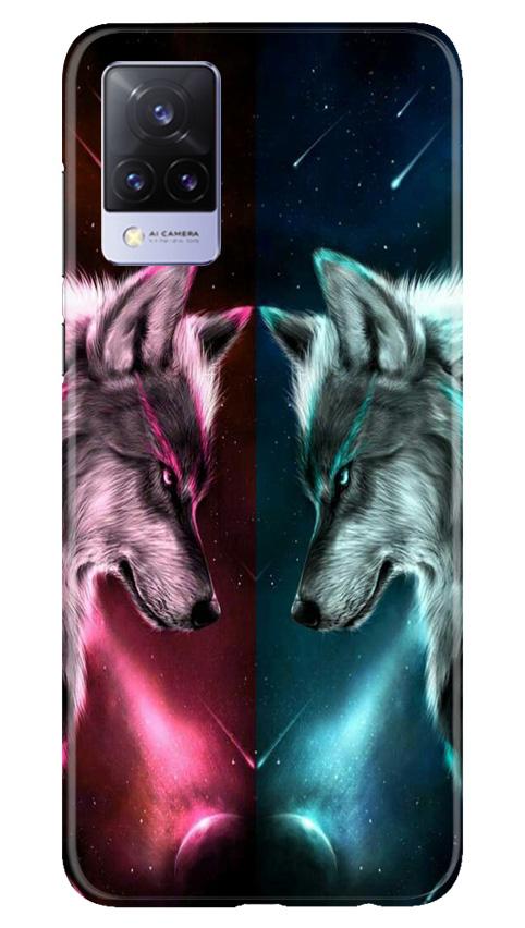 Wolf fight Case for Vivo V21 5G (Design No. 221)