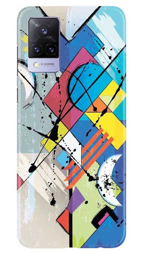 Modern Art Case for Vivo V21 5G (Design No. 235)