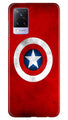 Captain America Case for Vivo V21 5G (Design No. 249)