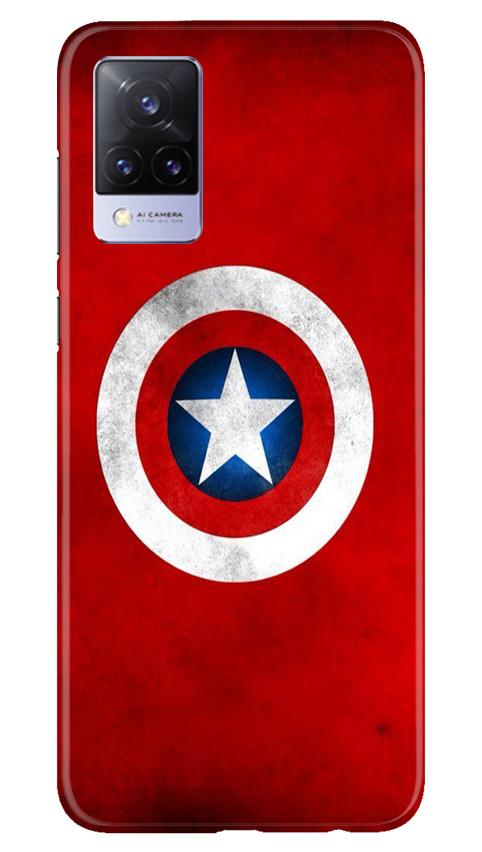 Captain America Case for Vivo V21 5G (Design No. 249)