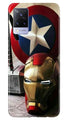 Ironman Captain America Case for Vivo V21 5G (Design No. 254)