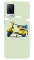 Vintage Scooter Case for Vivo V21 5G (Design No. 260)