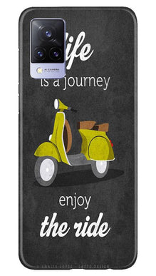 Life is a Journey Mobile Back Case for Vivo V21 5G (Design - 261)