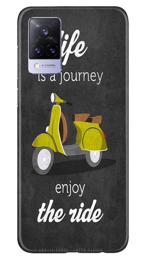 Life is a Journey Case for Vivo V21 5G (Design No. 261)