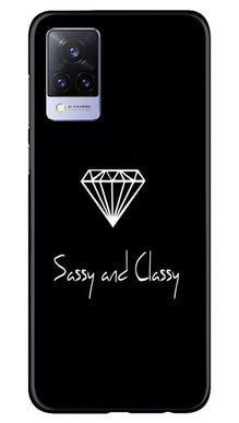 Sassy and Classy Mobile Back Case for Vivo V21 5G (Design - 264)