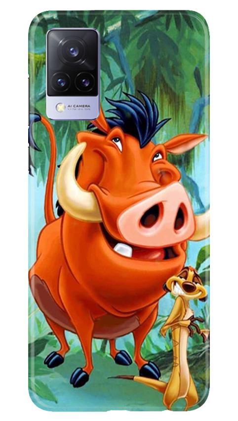 Timon and Pumbaa Mobile Back Case for Vivo V21 5G (Design - 305)