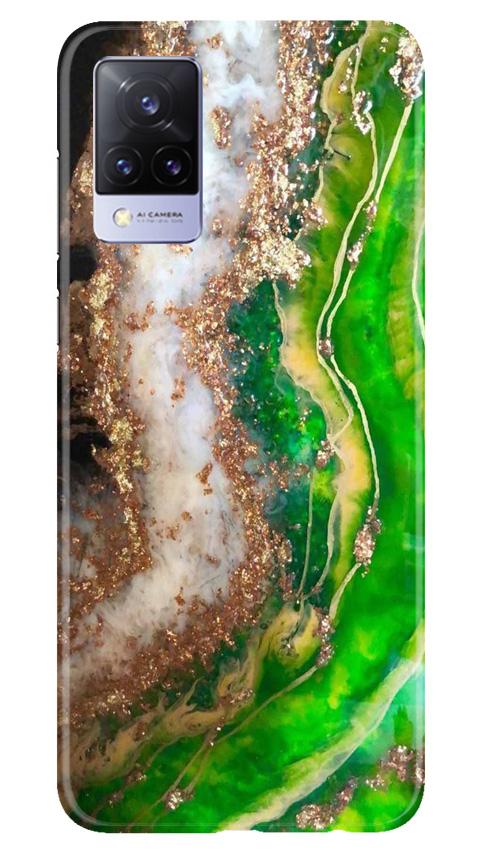 Marble Texture Mobile Back Case for Vivo V21 5G (Design - 307)