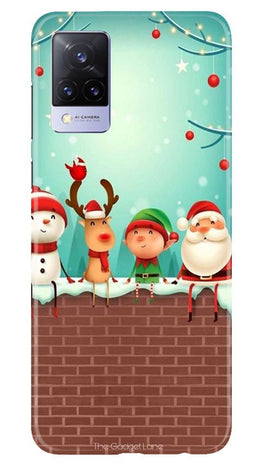 Santa Claus Mobile Back Case for Vivo V21 5G (Design - 334)