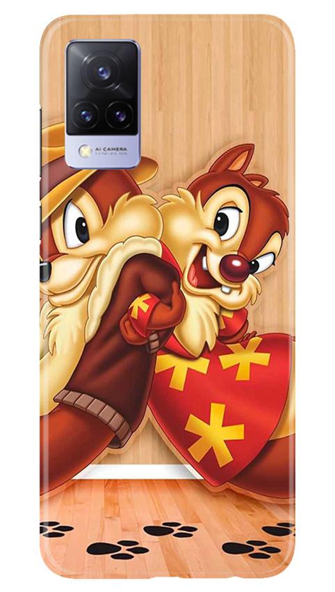 Chip n Dale Mobile Back Case for Vivo V21 5G (Design - 335)