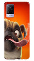 Dog Mobile Back Case for Vivo V21 5G (Design - 343)