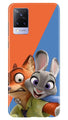 Cartoon Mobile Back Case for Vivo V21 5G (Design - 346)