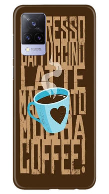 Love Coffee Mobile Back Case for Vivo V21 5G (Design - 351)