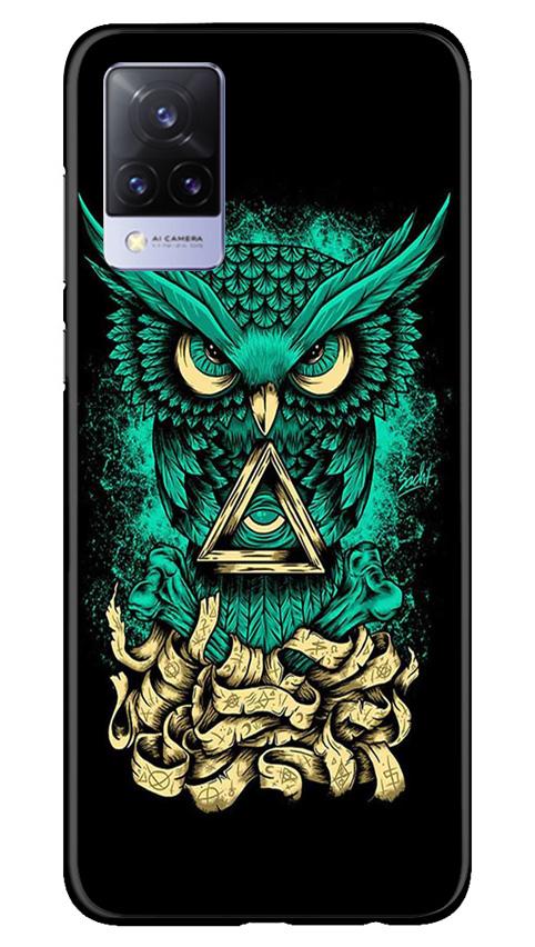 Owl Mobile Back Case for Vivo V21 5G (Design - 358)