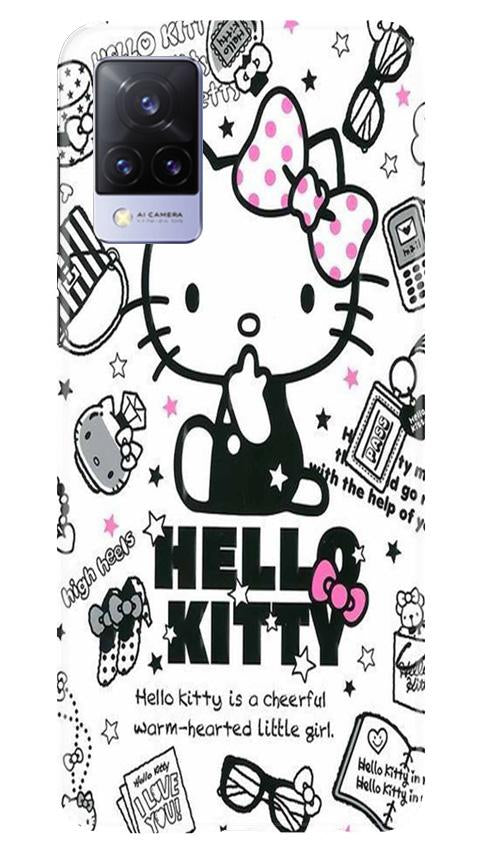 Hello Kitty Mobile Back Case for Vivo V21 5G (Design - 361)