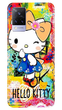 Hello Kitty Mobile Back Case for Vivo V21 5G (Design - 362)