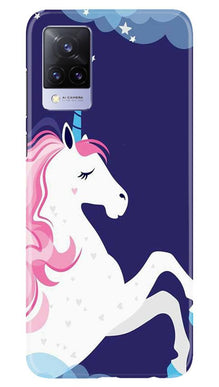 Unicorn Mobile Back Case for Vivo V21 5G (Design - 365)
