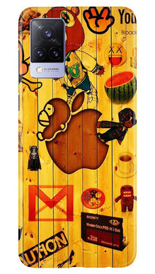 Wooden Texture Mobile Back Case for Vivo V21 5G (Design - 367)
