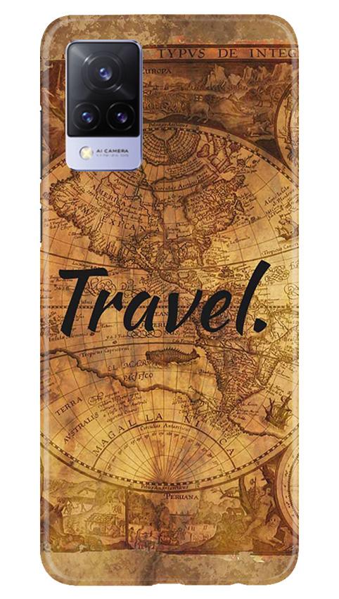 Travel Mobile Back Case for Vivo V21 5G (Design - 375)