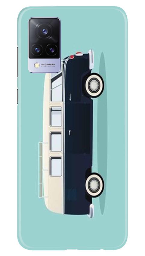 Travel Bus Mobile Back Case for Vivo V21 5G (Design - 379)