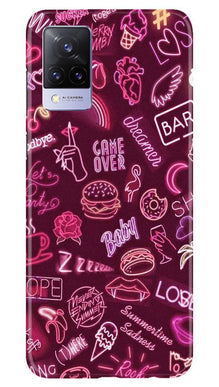 Party Theme Mobile Back Case for Vivo V21 5G (Design - 392)