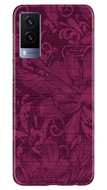 Purple Backround Mobile Back Case for Vivo V21e 5G (Design - 22)