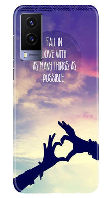 Fall in love Mobile Back Case for Vivo V21e 5G (Design - 50)