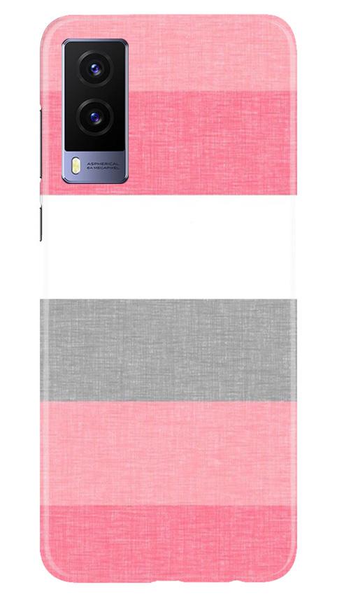 Pink white pattern Case for Vivo V21e 5G