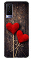 Red Hearts Case for Vivo V21e 5G