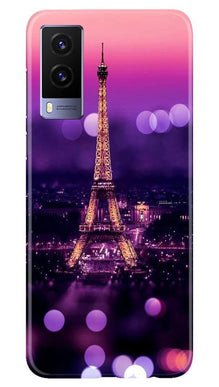 Eiffel Tower Mobile Back Case for Vivo V21e 5G (Design - 86)