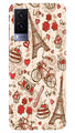 Love Paris Case for Vivo V21e 5G  (Design - 103)