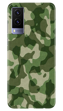 Army Camouflage Mobile Back Case for Vivo V21e 5G  (Design - 106)