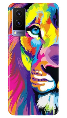 Colorful Lion Mobile Back Case for Vivo V21e 5G  (Design - 110)
