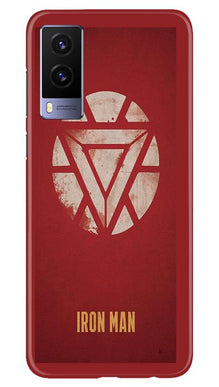 Iron Man Superhero Mobile Back Case for Vivo V21e 5G  (Design - 115)