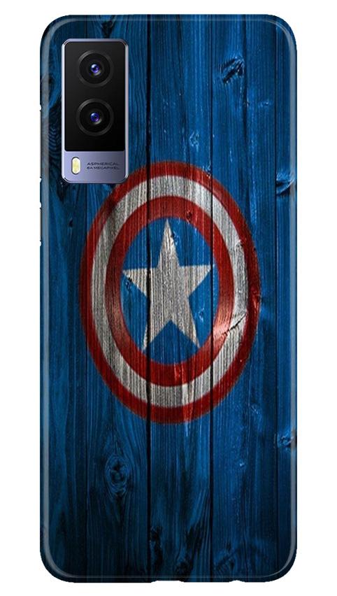 Captain America Superhero Case for Vivo V21e 5G  (Design - 118)