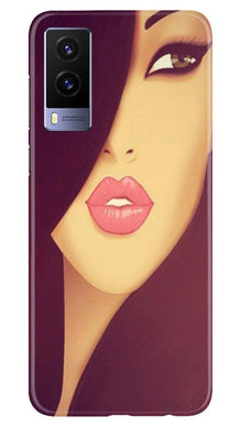 Girlish Mobile Back Case for Vivo V21e 5G  (Design - 130)