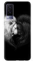 Dark White Lion Case for Vivo V21e 5G  (Design - 140)
