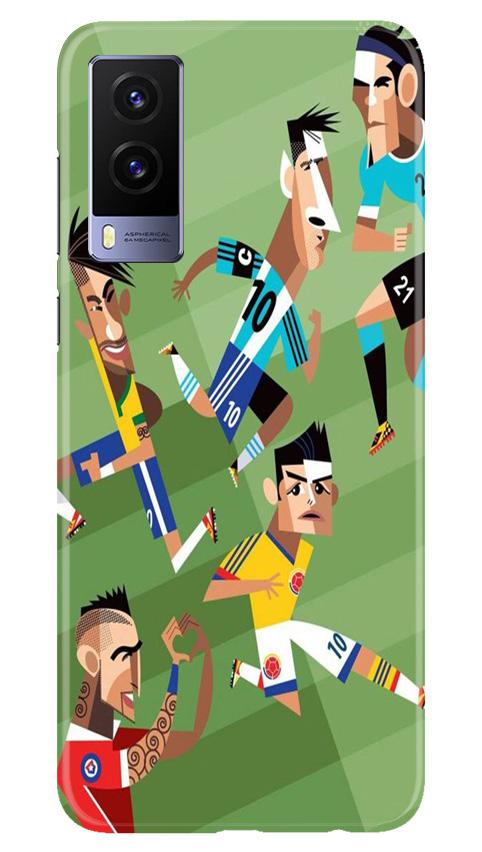 Football Case for Vivo V21e 5G  (Design - 166)