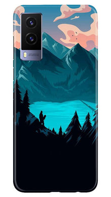 Mountains Mobile Back Case for Vivo V21e 5G (Design - 186)