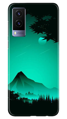 Moon Mountain Mobile Back Case for Vivo V21e 5G (Design - 204)