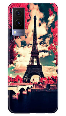 Eiffel Tower Mobile Back Case for Vivo V21e 5G (Design - 212)