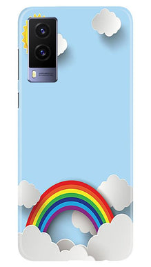 Rainbow Mobile Back Case for Vivo V21e 5G (Design - 225)