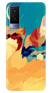 Modern Art Mobile Back Case for Vivo V21e 5G (Design - 236)