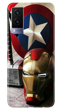 Ironman Captain America Case for Vivo V21e 5G (Design No. 254)