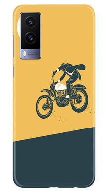 Bike Lovers Mobile Back Case for Vivo V21e 5G (Design - 256)