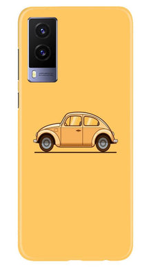 Vintage Car Mobile Back Case for Vivo V21e 5G (Design - 262)