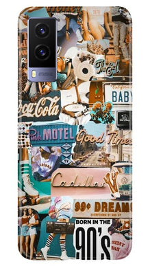 Vintage Design Mobile Back Case for Vivo V21e 5G (Design - 284)