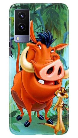 Timon and Pumbaa Mobile Back Case for Vivo V21e 5G (Design - 305)