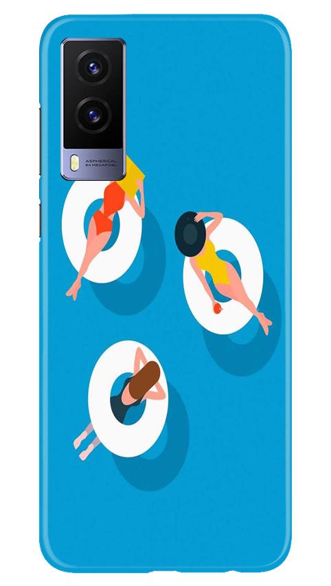 Girlish Mobile Back Case for Vivo V21e 5G (Design - 306)